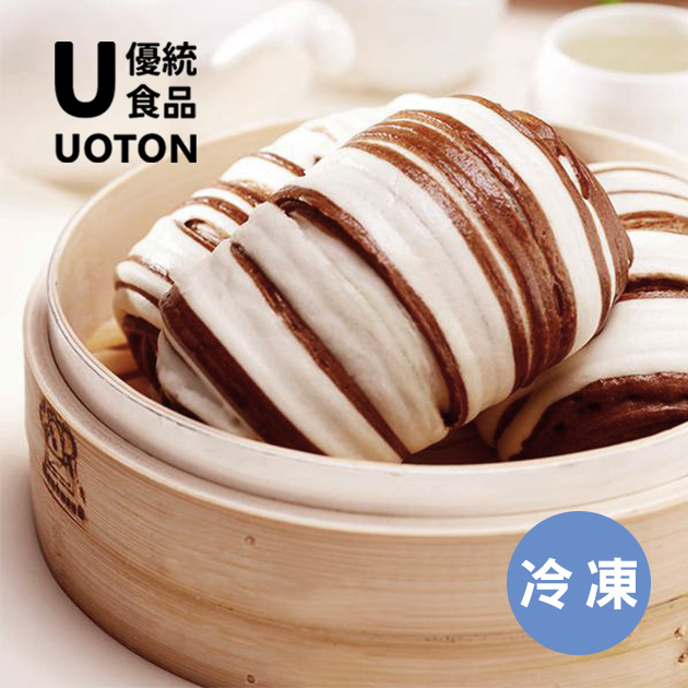 ［優統食品］奇美 巧克力雙色捲 (奶素)-1000g/包 10入 1