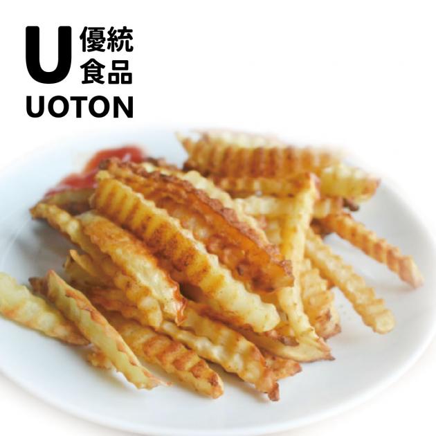 ［優統食品］波浪薯條-2公斤/包 1